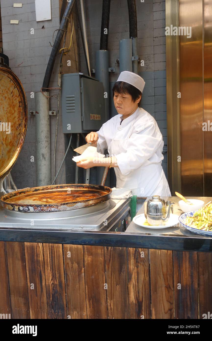 Muslim Quarter in Xi'an, China is a favorite place for foodies to roam