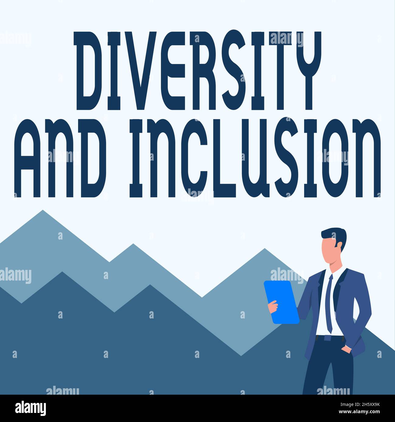 Text sign showing Diversity And Inclusion. Business overview range ...