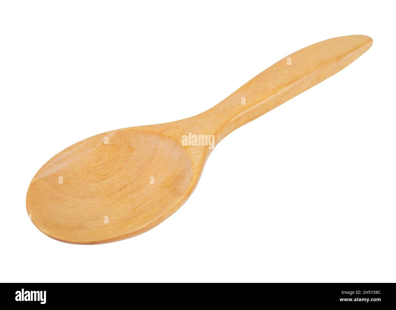 Wooden spoon isolated on a white background, save clipping path Stock ...