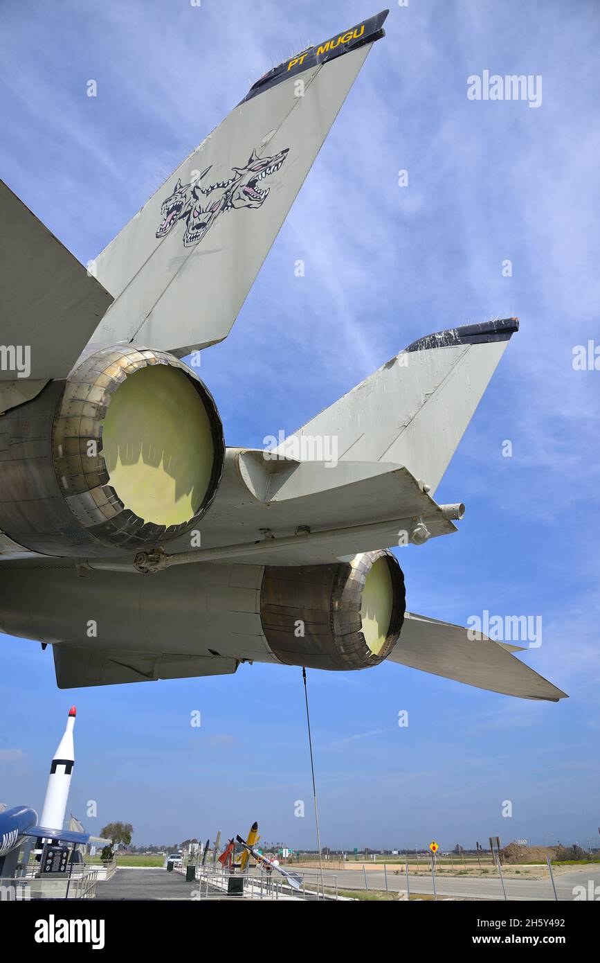 Display of weapons systems at the Point Mugu Naval Air Station (NAS