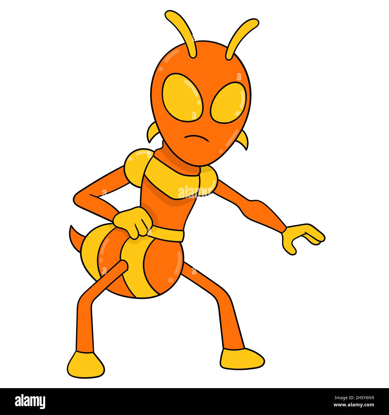 Yellow ant Stock Vector Images - Alamy