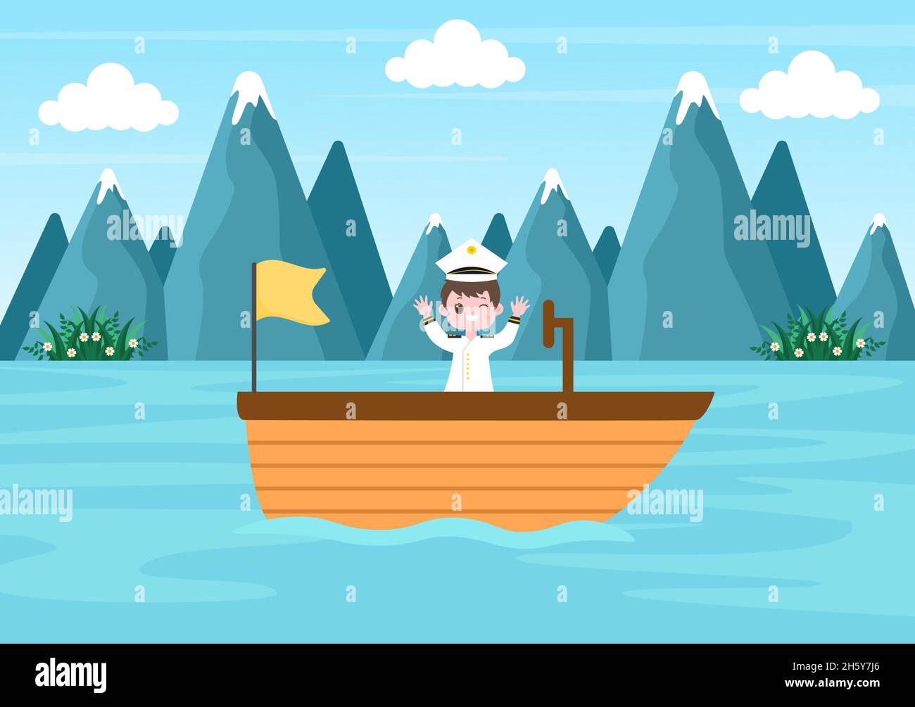 Kids Cartoon Sailing Boat with Sea or Lake View Background Vector Illustration. Summer Time for Leisure, Sports Activity and Recreation Outdoors Lifes Stock Vector Image & Art - Alamy Kids Cartoon Sailing Boat with Sea or Lake View Background Vector Illustration. Summer Time for Leisure, Sports Activity and Recreation Outdoors Lifes Stock Vector Image & Art - Alamy