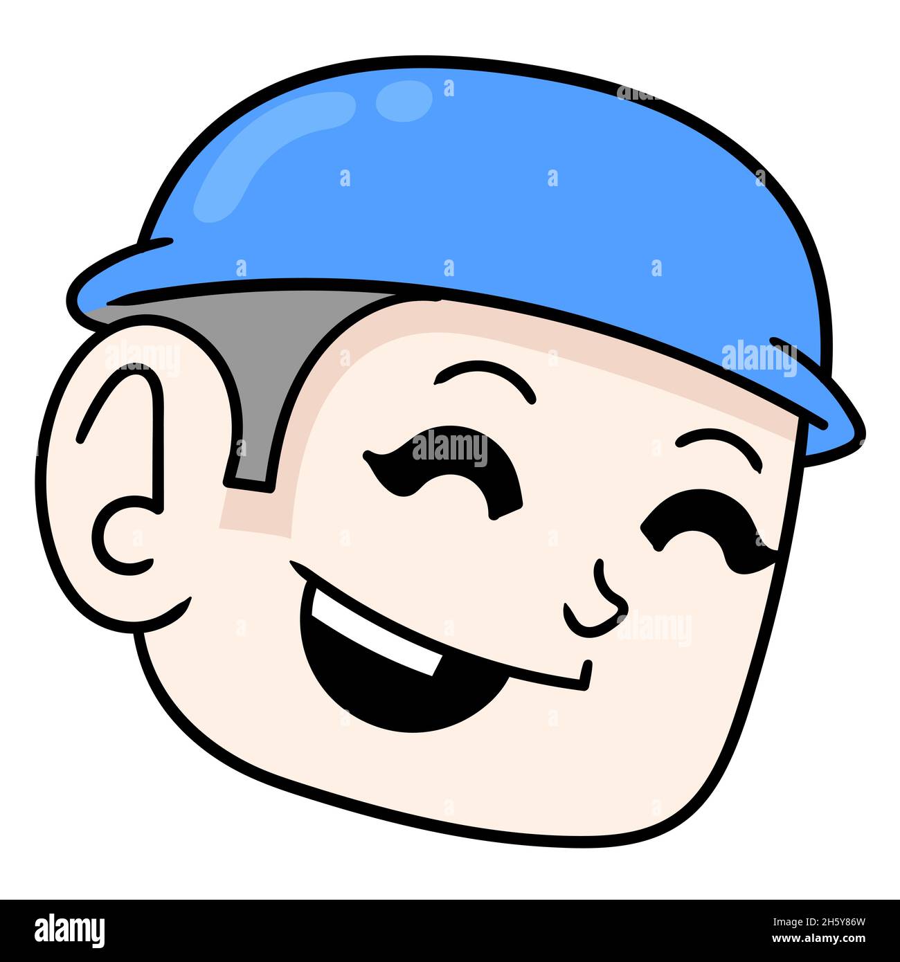 Cartoon boy with cap hi-res stock photography and images - Alamy