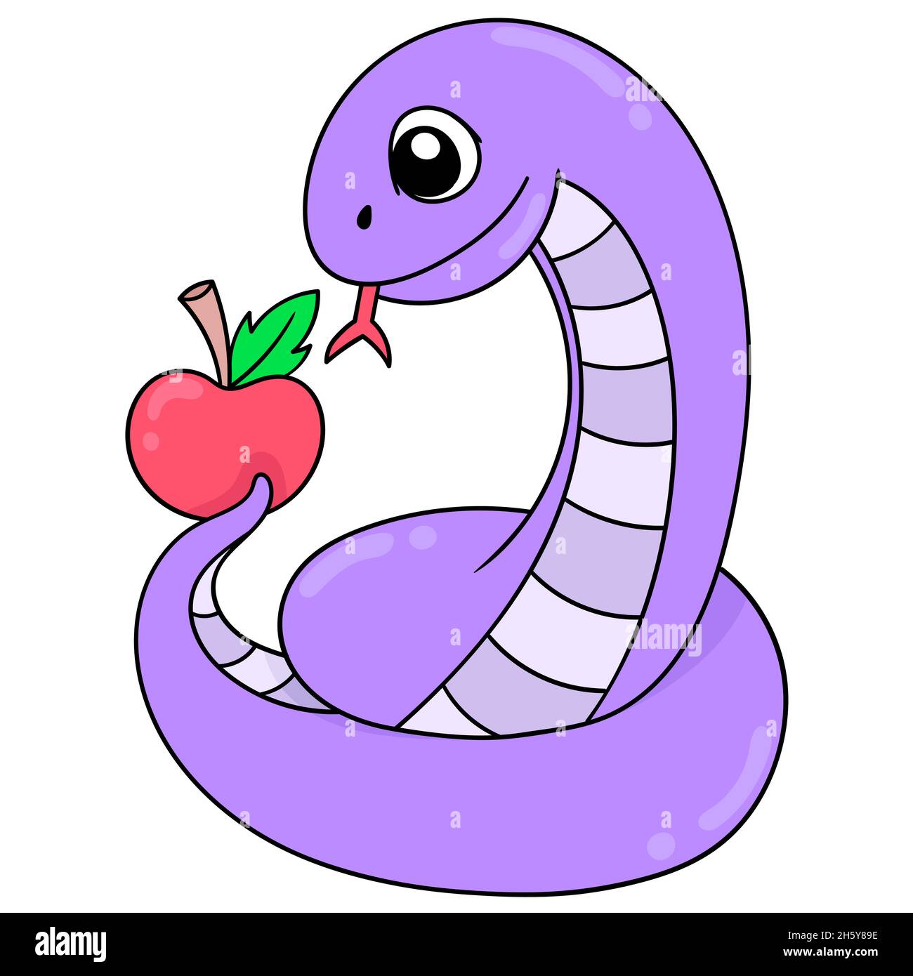 Cartoon python hi-res stock photography and images - Alamy