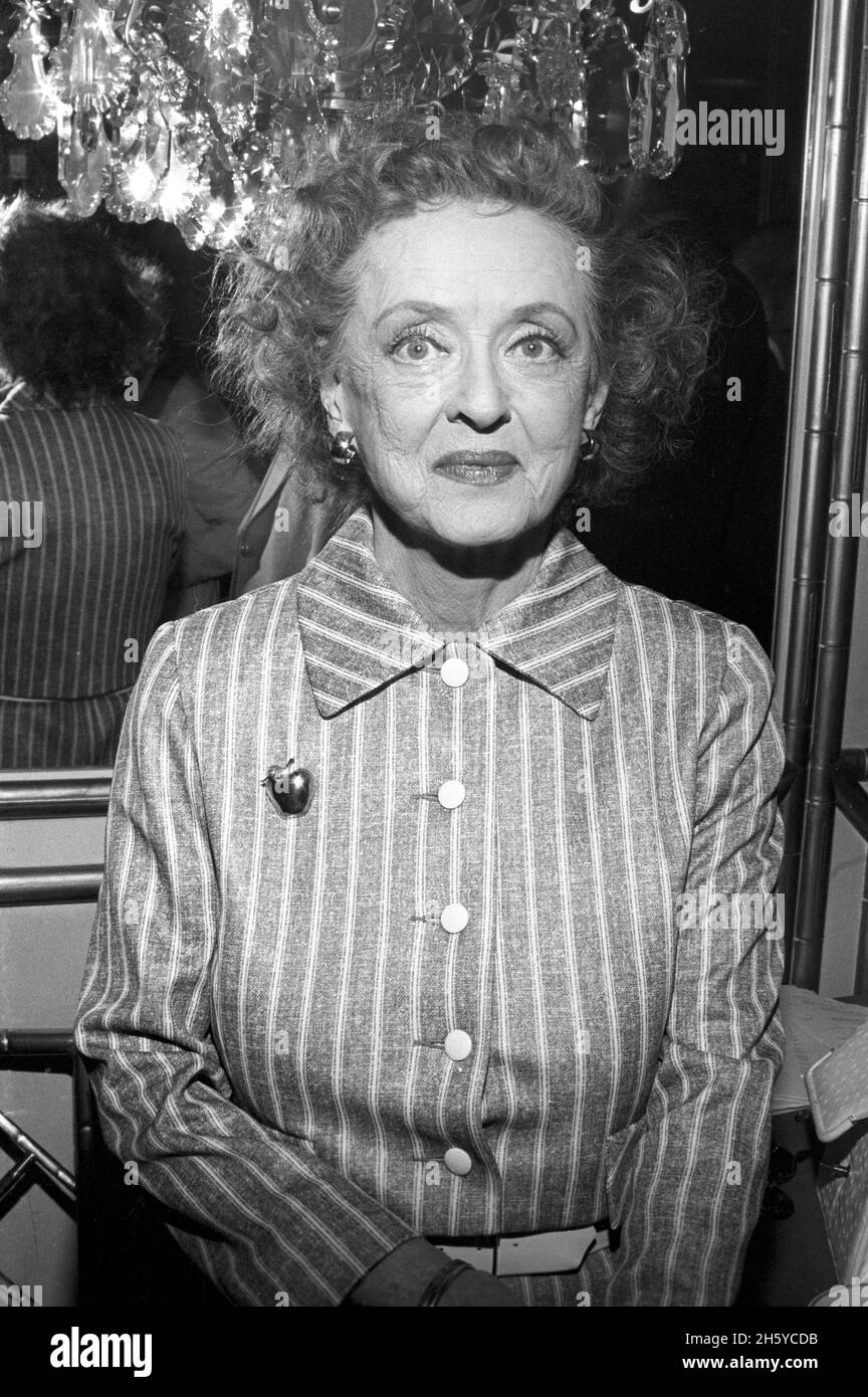Bette Davis Circa 1980's Credit Ralph Dominguez/MediaPunch Stock Photo