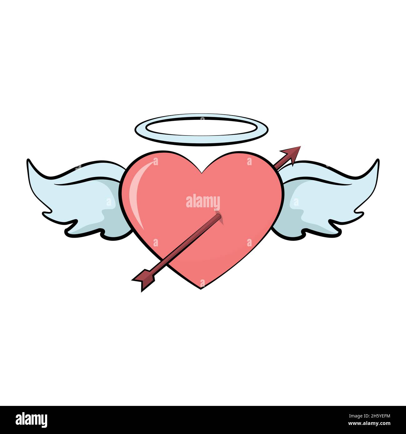 Heart arrow cherub hires stock photography and images Alamy