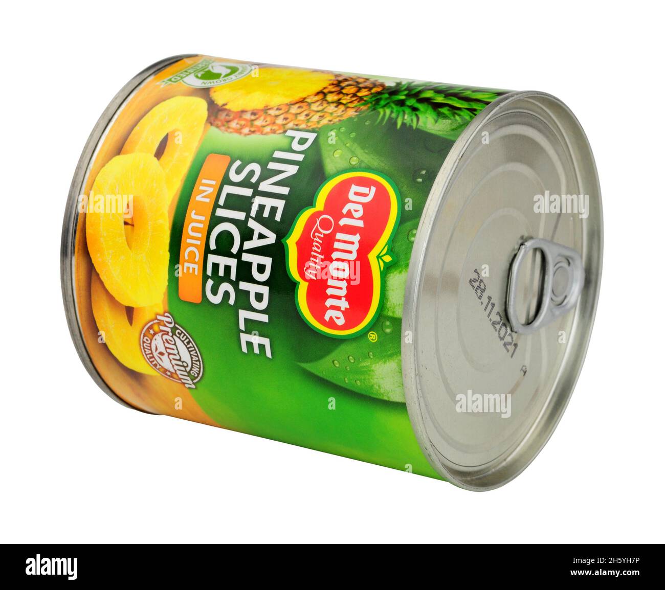 Del Monte quality tinned pineapple fruit slices in juice Stock Photo Alamy