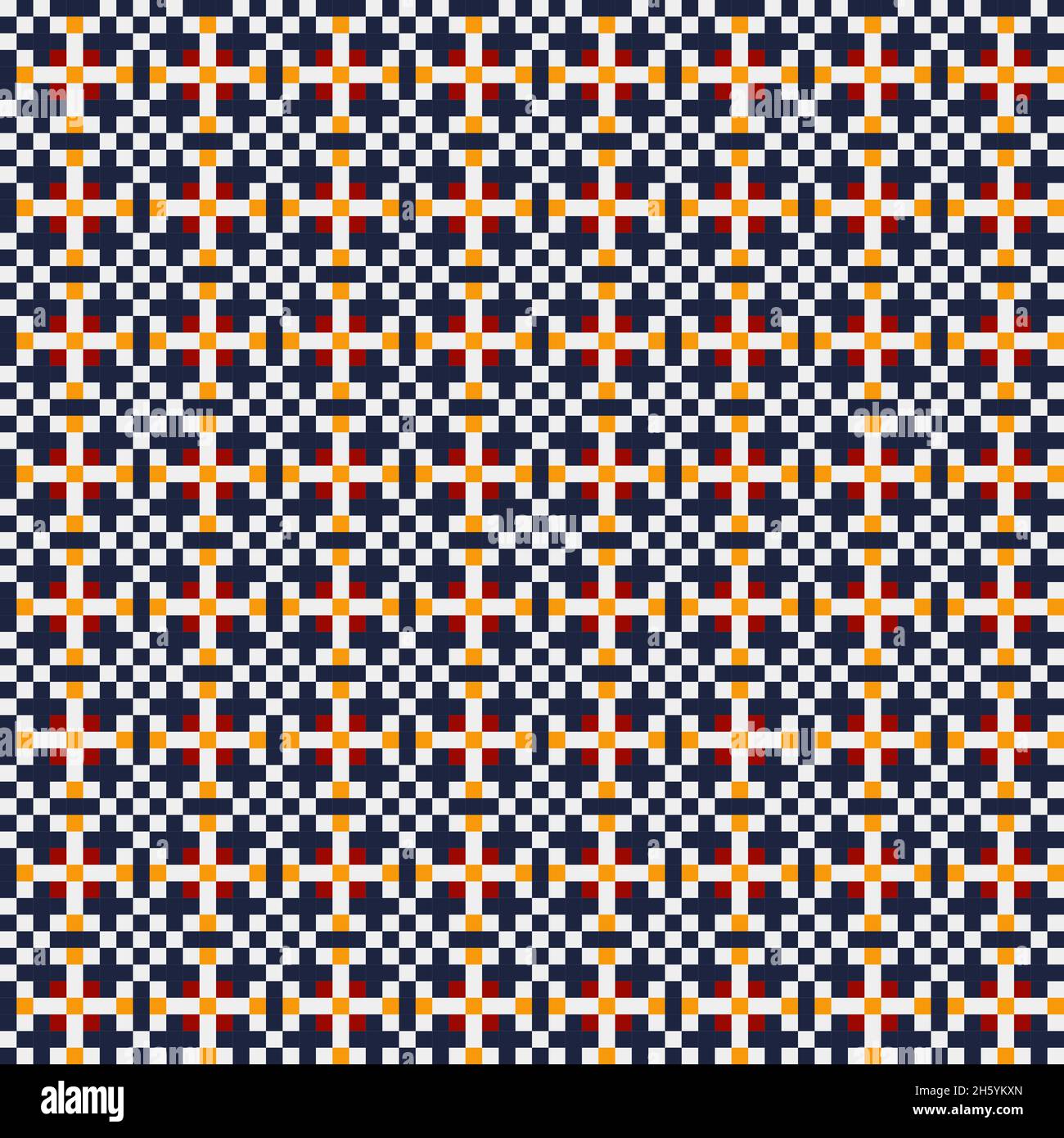 Abstract Cross-Pattern Dotted generative computational art illustration ...