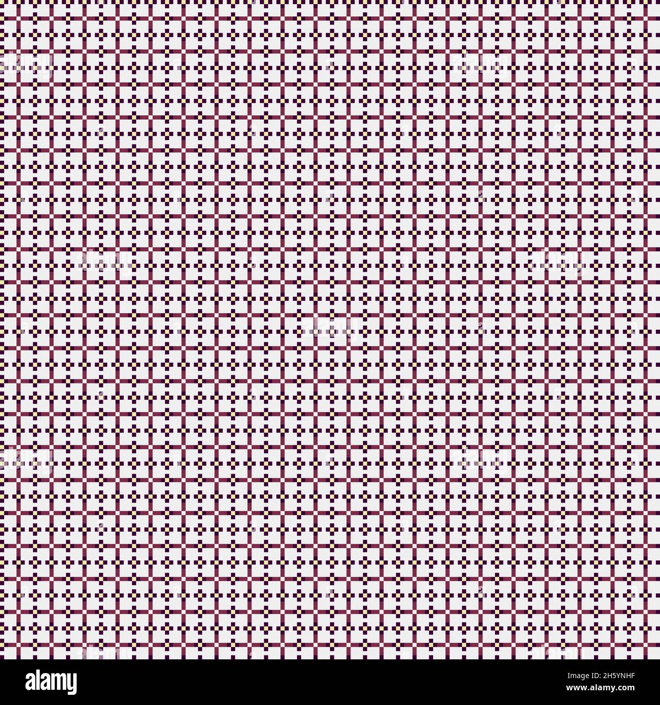 Abstract Cross-Pattern Dotted generative computational art illustration ...