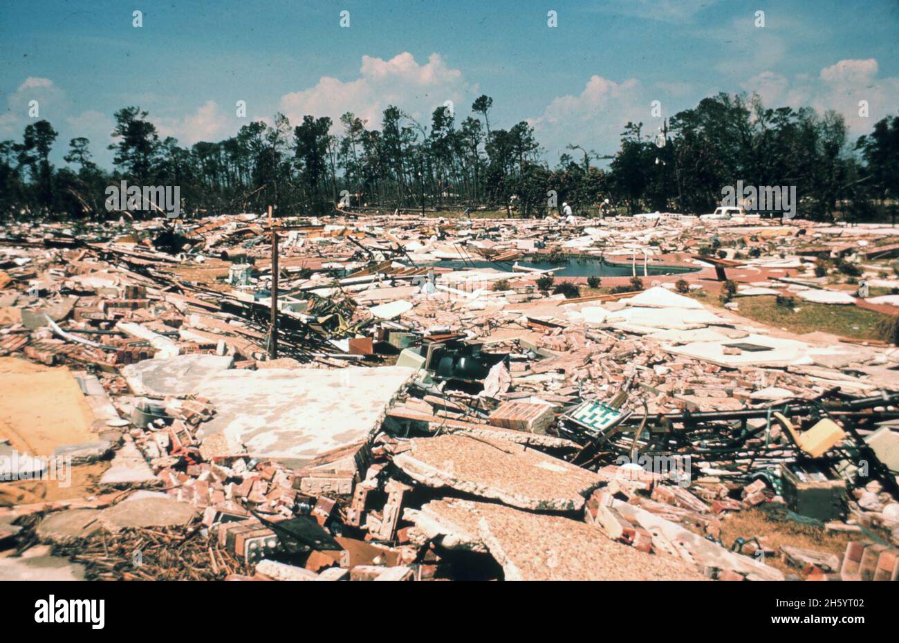 The aftermath of Hurricane Camille ca. 17 August 1969 Stock Photo Alamy