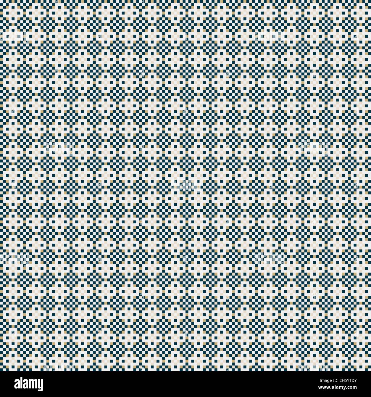 Abstract Cross-Pattern Dotted generative computational art illustration ...
