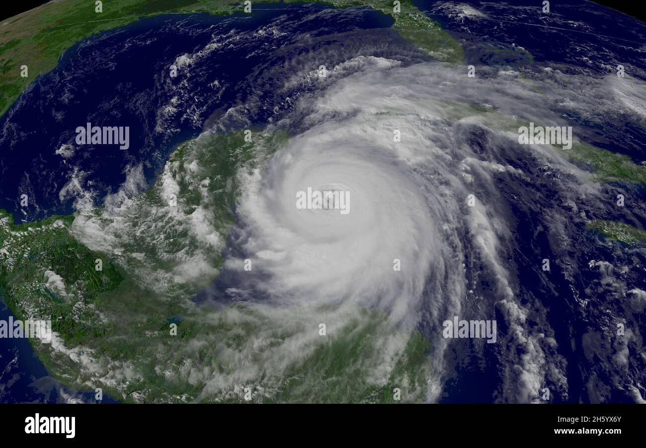 Hurricane wilma satellite image hi-res stock photography and images - Alamy