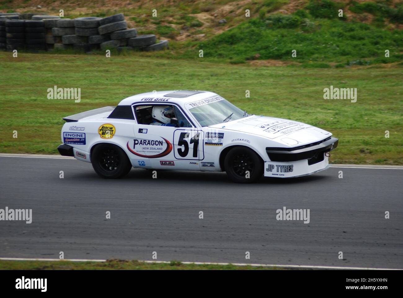 Grant Hannah TR7 V8, Arrow Wheels competitor within the ERC Series at ...