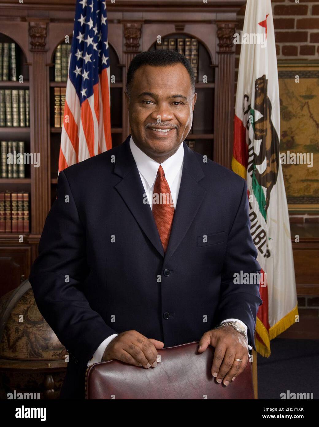 Official CA State Board of Equalization Portrait of Jerome Horton. ca. Taken on 8 December 2009 Stock Photo