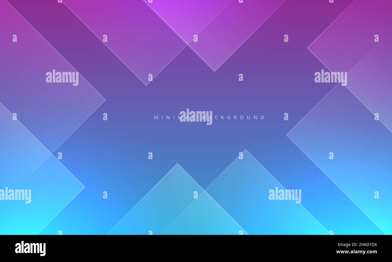 Blue Pink Minimal Background overlap style Stock Vector