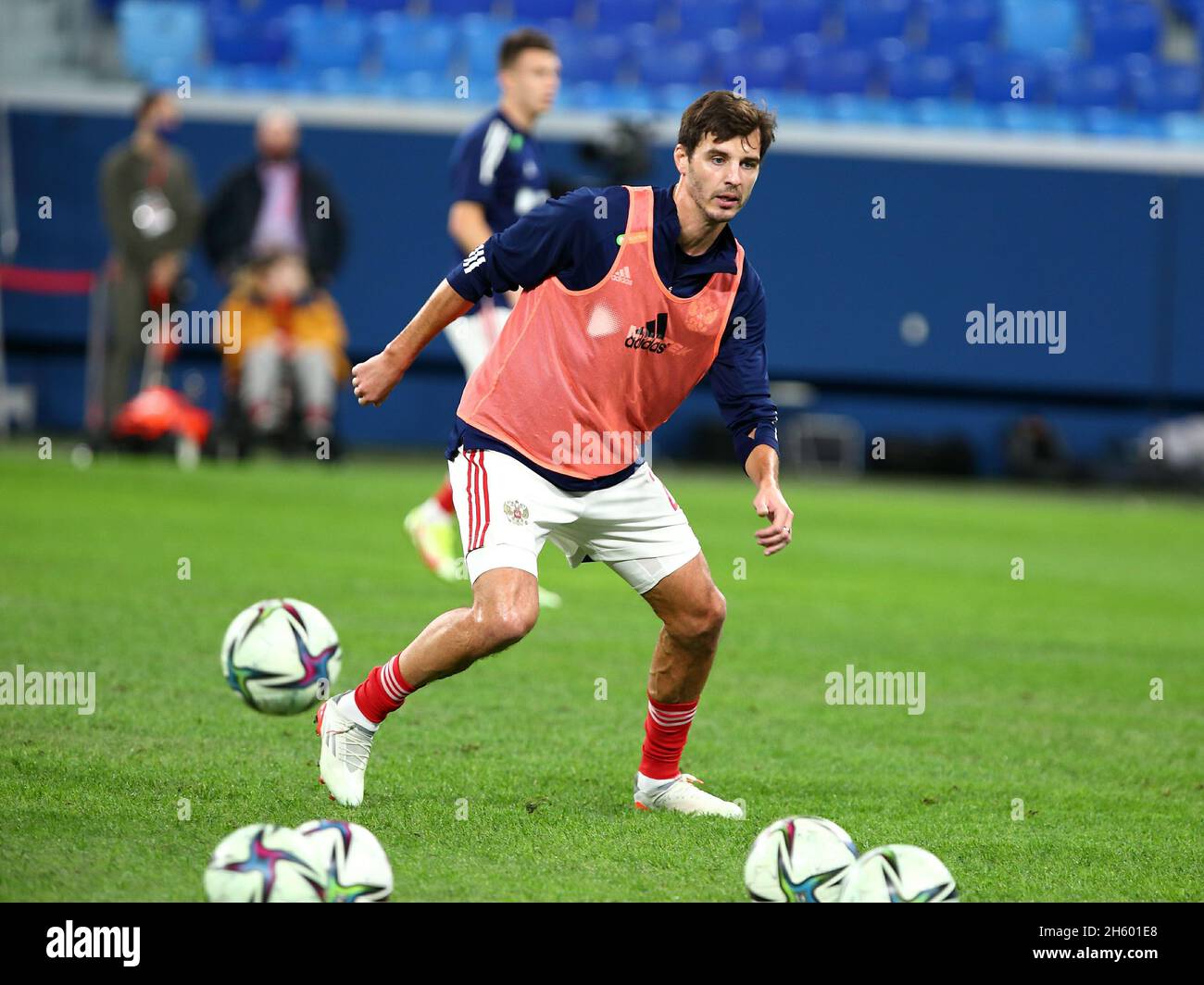Saint Petersburg, Russia - 11 November 2021: Football, Qualification ...