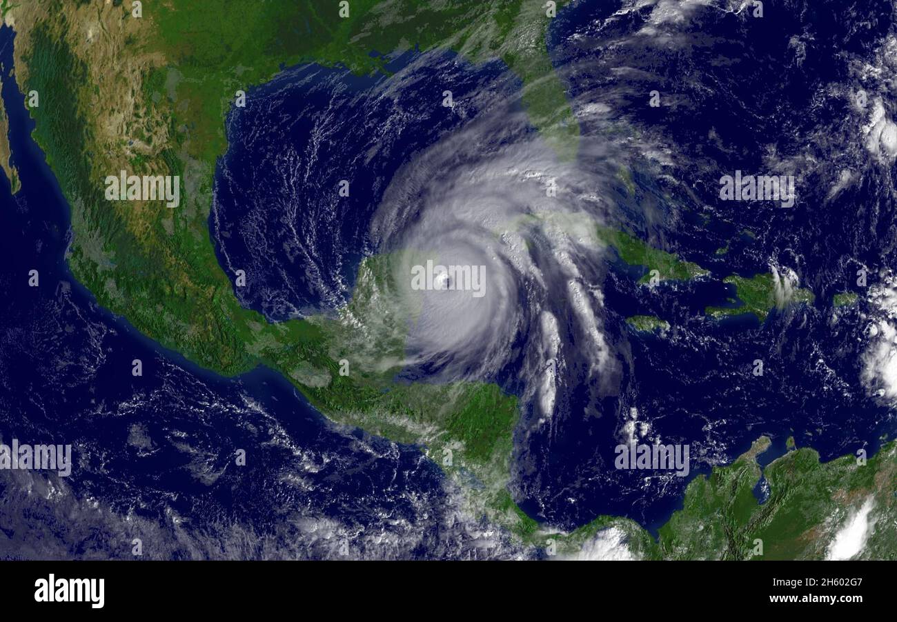 Hurricane wilma satellite image hi-res stock photography and images - Alamy