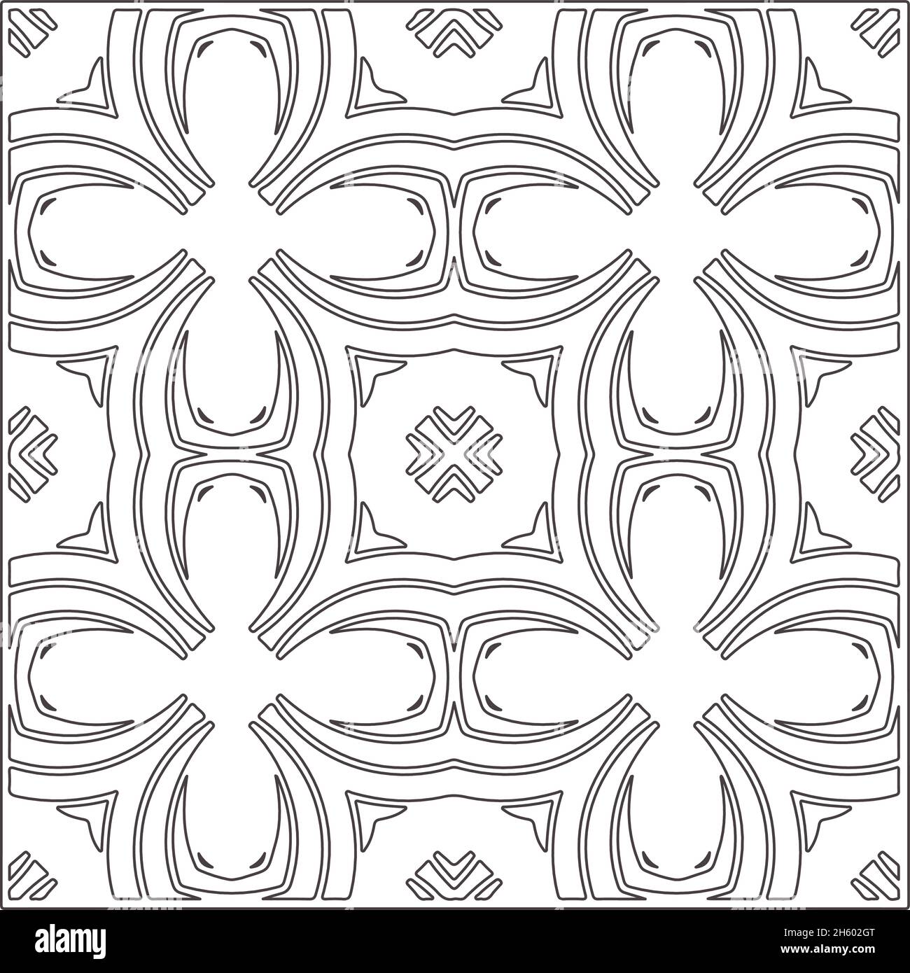 Repeating geometric tiles from striped elements.Modern geometric ...