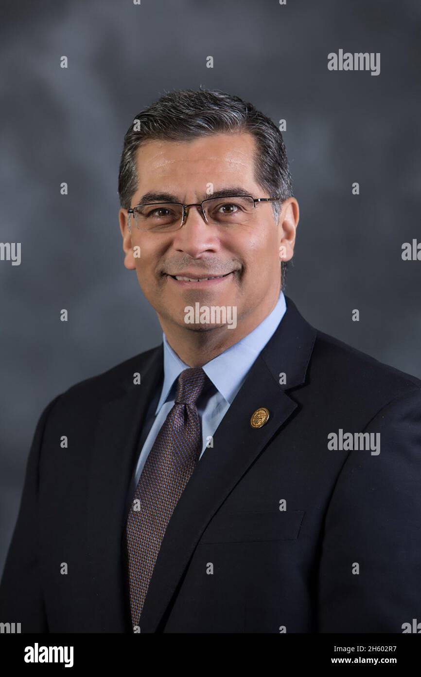Official portrait of attorney general of California Xavier Becerra ca