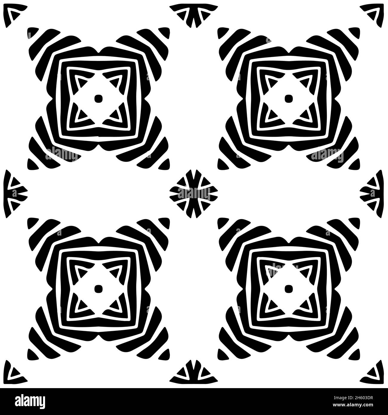 Vector geometric seamless pattern.Modern geometric background with ...
