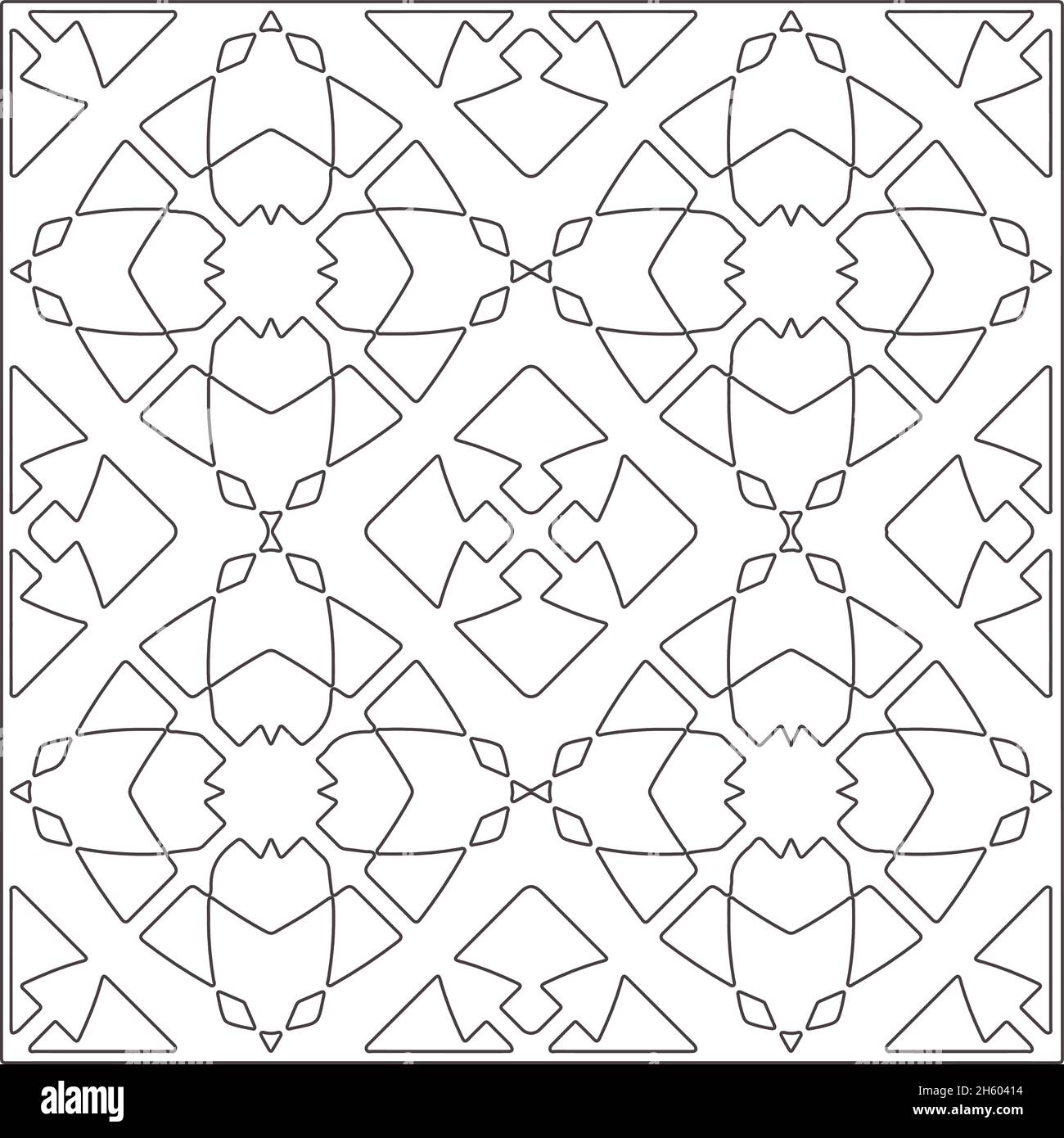 Repeating geometric tiles from striped elements.Modern geometric ...