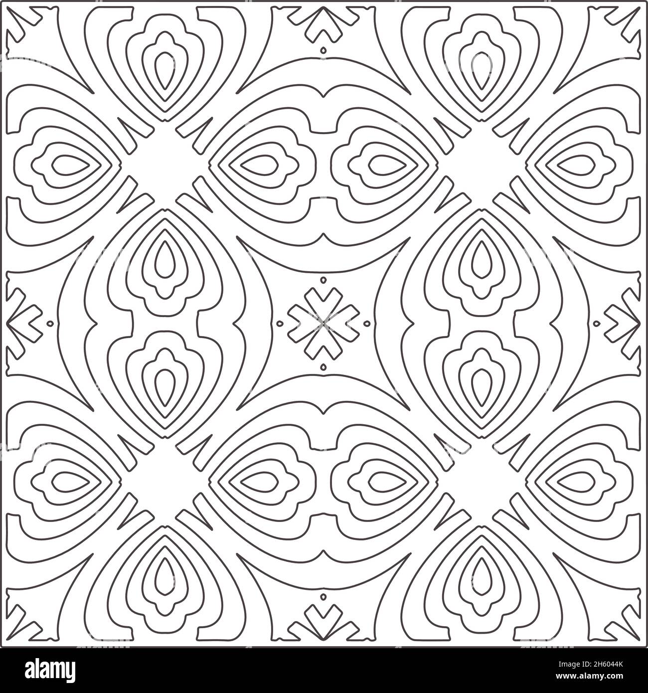 Repeating geometric tiles from striped elements.Modern geometric ...