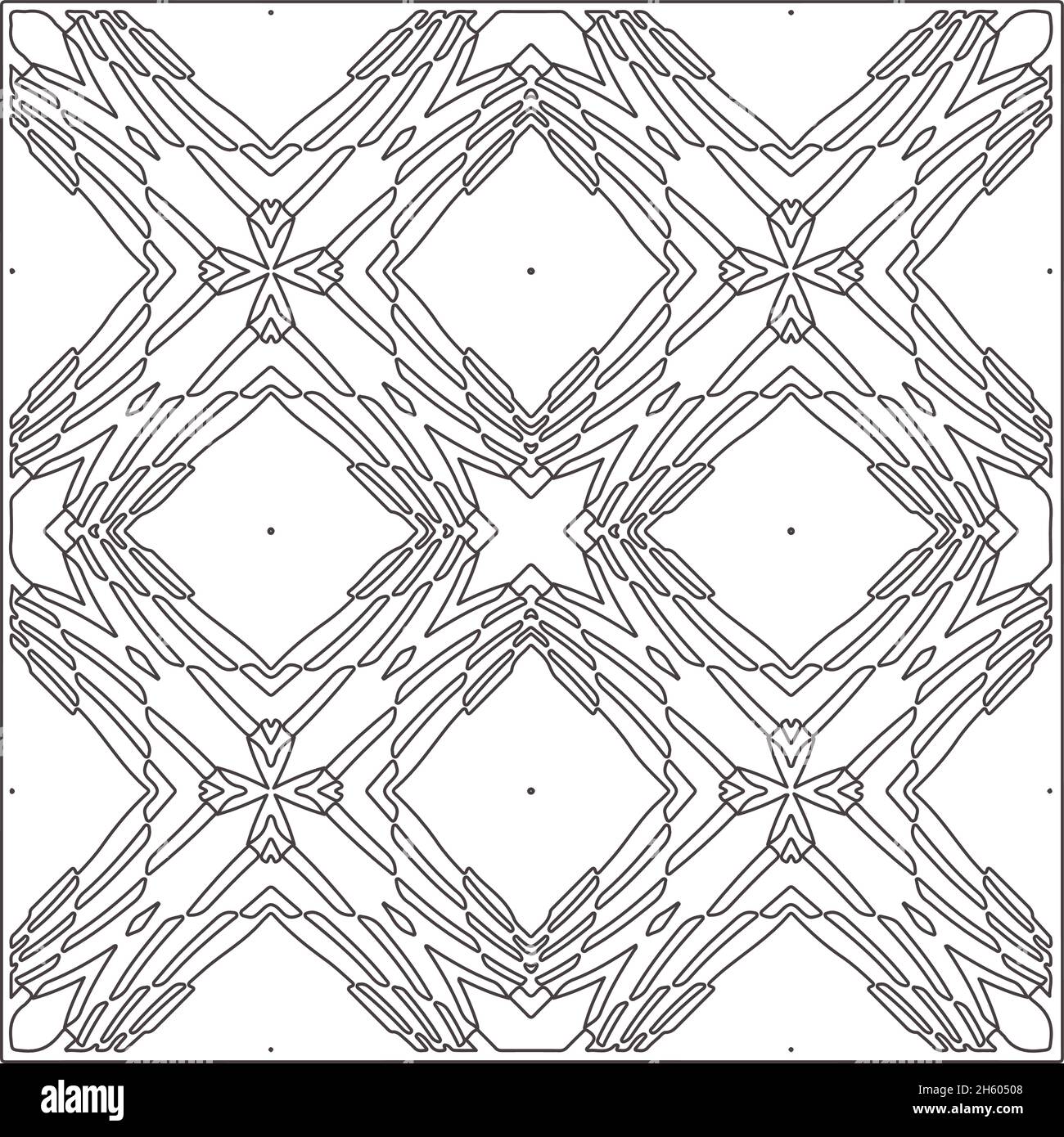 Repeating geometric tiles from striped elements.Modern geometric ...