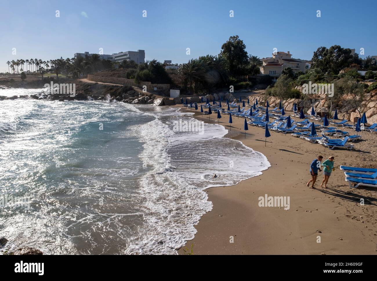 Green Bay beach resort, Protaras, Cyprus. Stock Photo