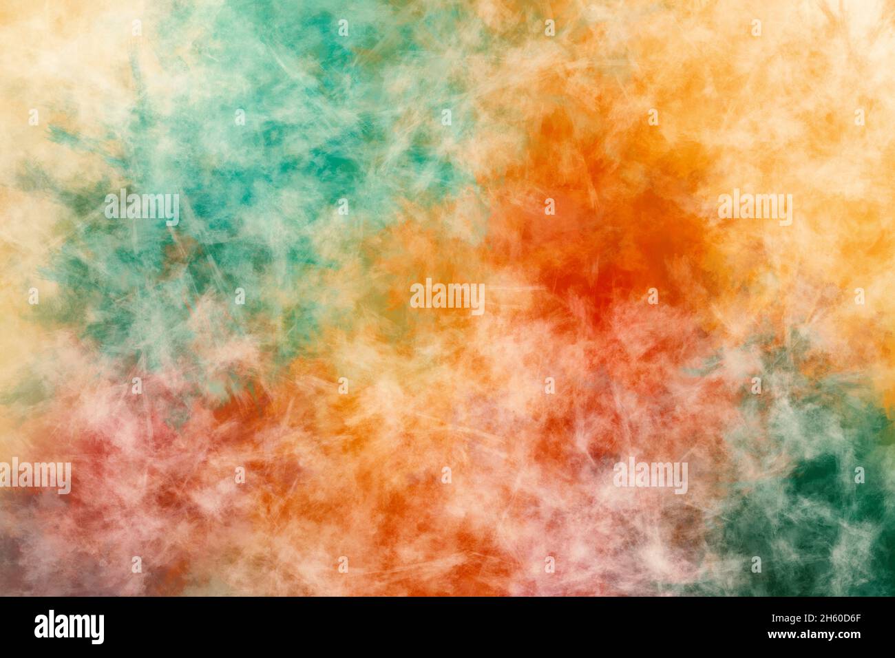 Colorful paint mix Modern artwork on canvas Random pattern Mixed media texture Stock Photo