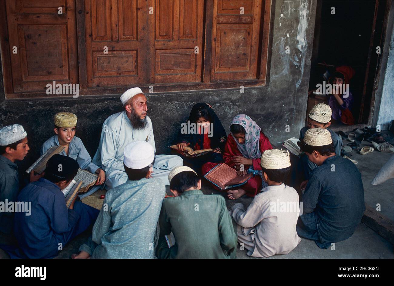 Pakistan, Khyber Pakhtunkhwa, Swat valley, Coranic school Stock Photo