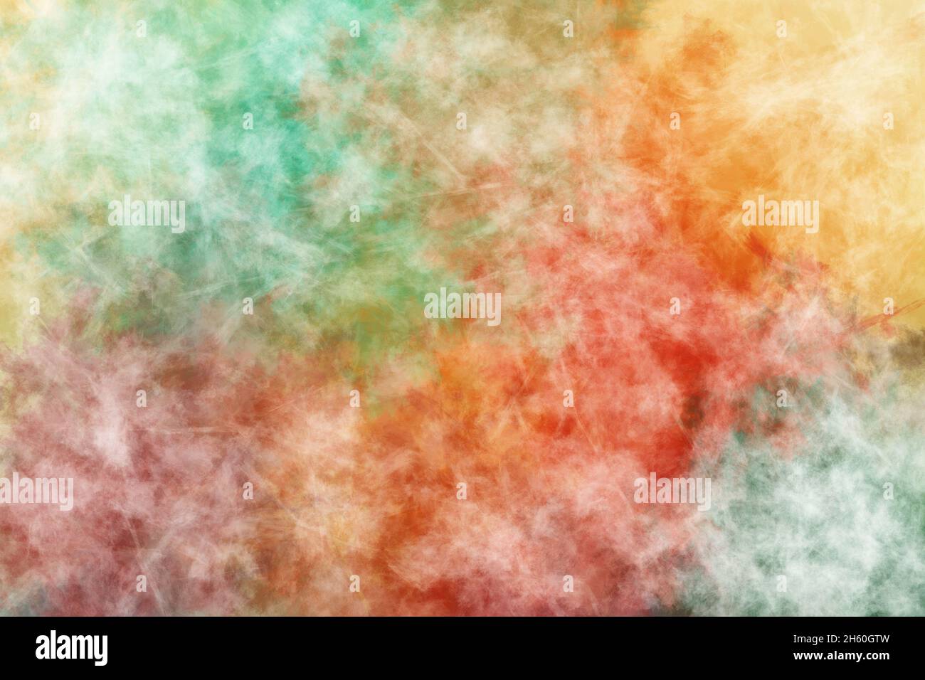 Colorful ink mix Modern artwork on canvas Chaotic pattern Creative texture Stock Photo