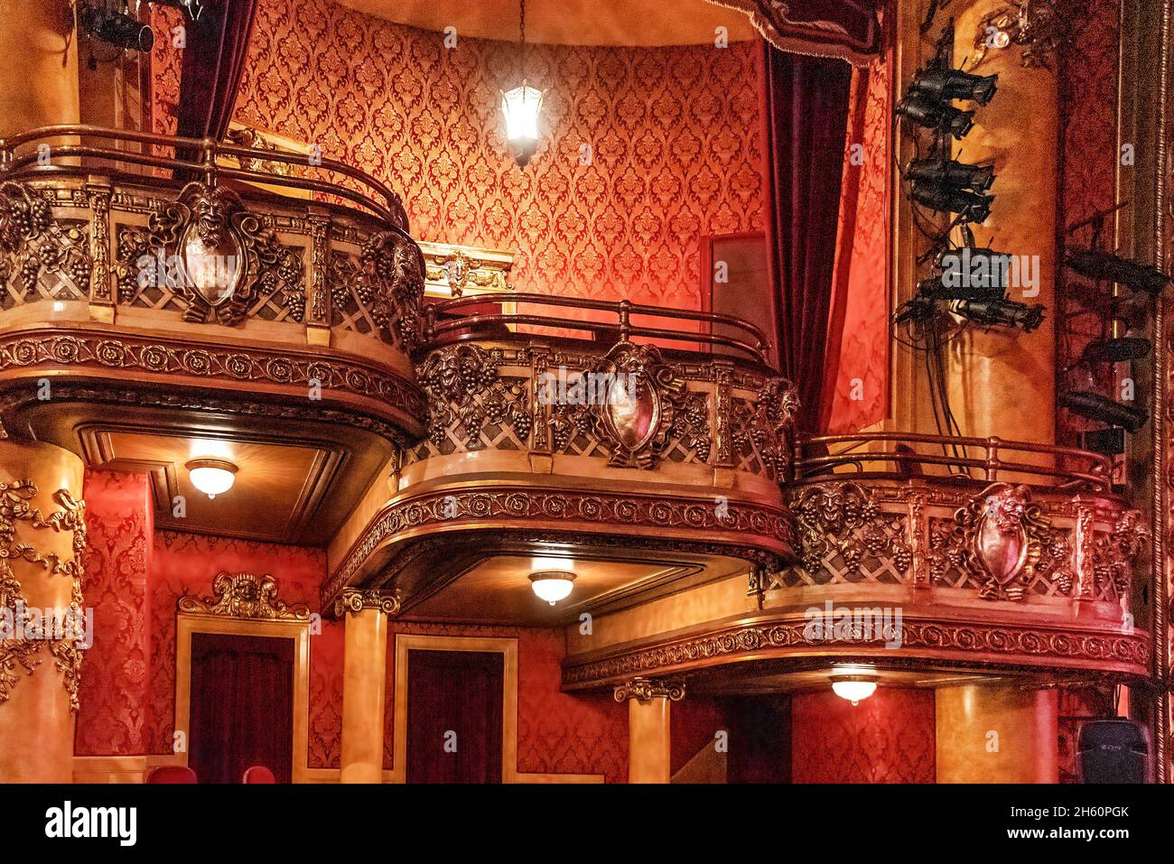 The Elgin and Winter Garden Theatres in Toronto, Canada. Interior view Stock Photo Alamy