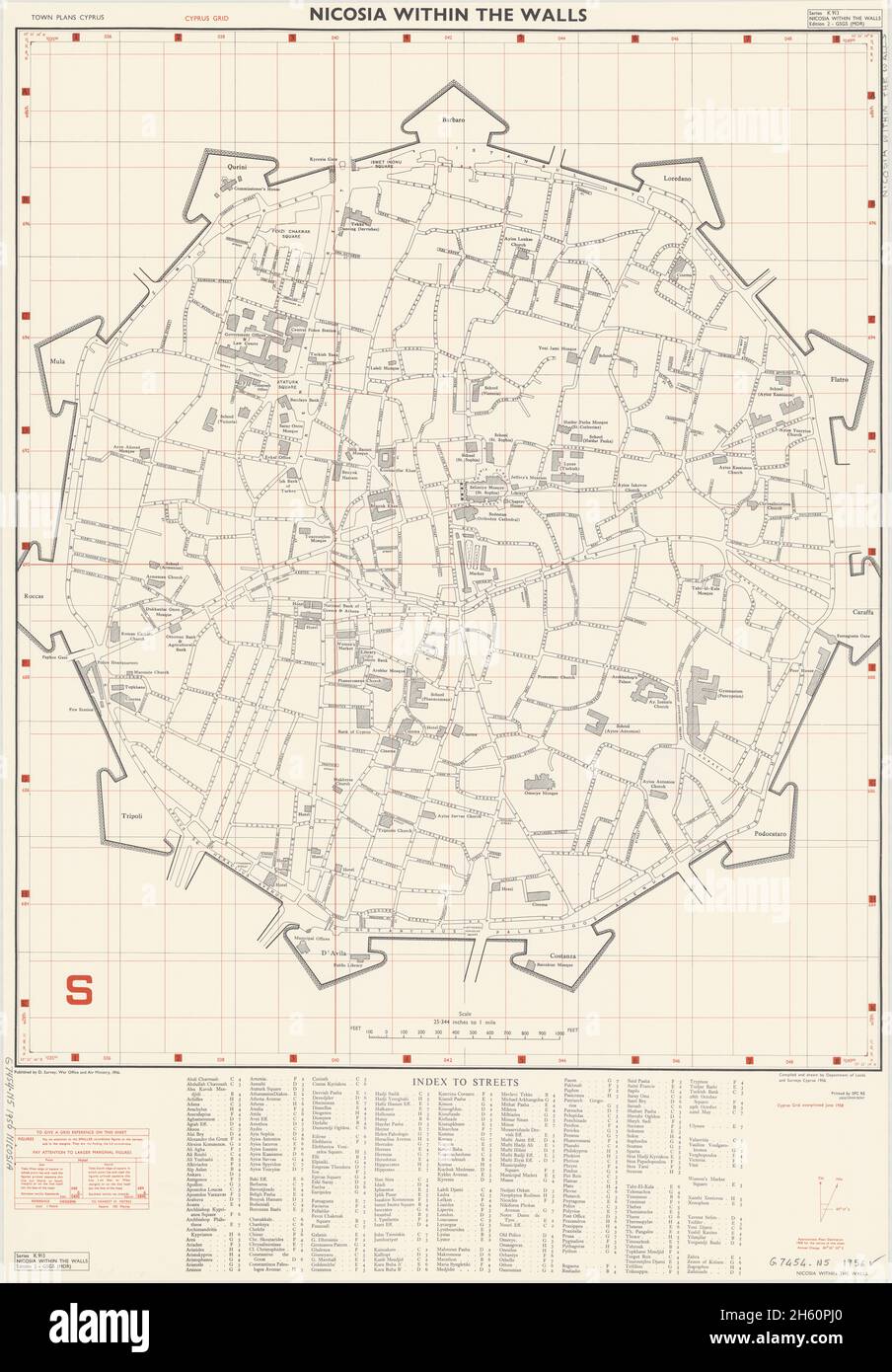 Vintage Cyprus Plan Hi Res Stock Photography And Images Alamy   Nicosia Map Map Of Nicosia Nicosia Print Nicosia Plan Nicosia Poster Nicosia Art Nicosia Wall Art Nicosia Download Nicosia City Cyprus Map 2H60PJ0 