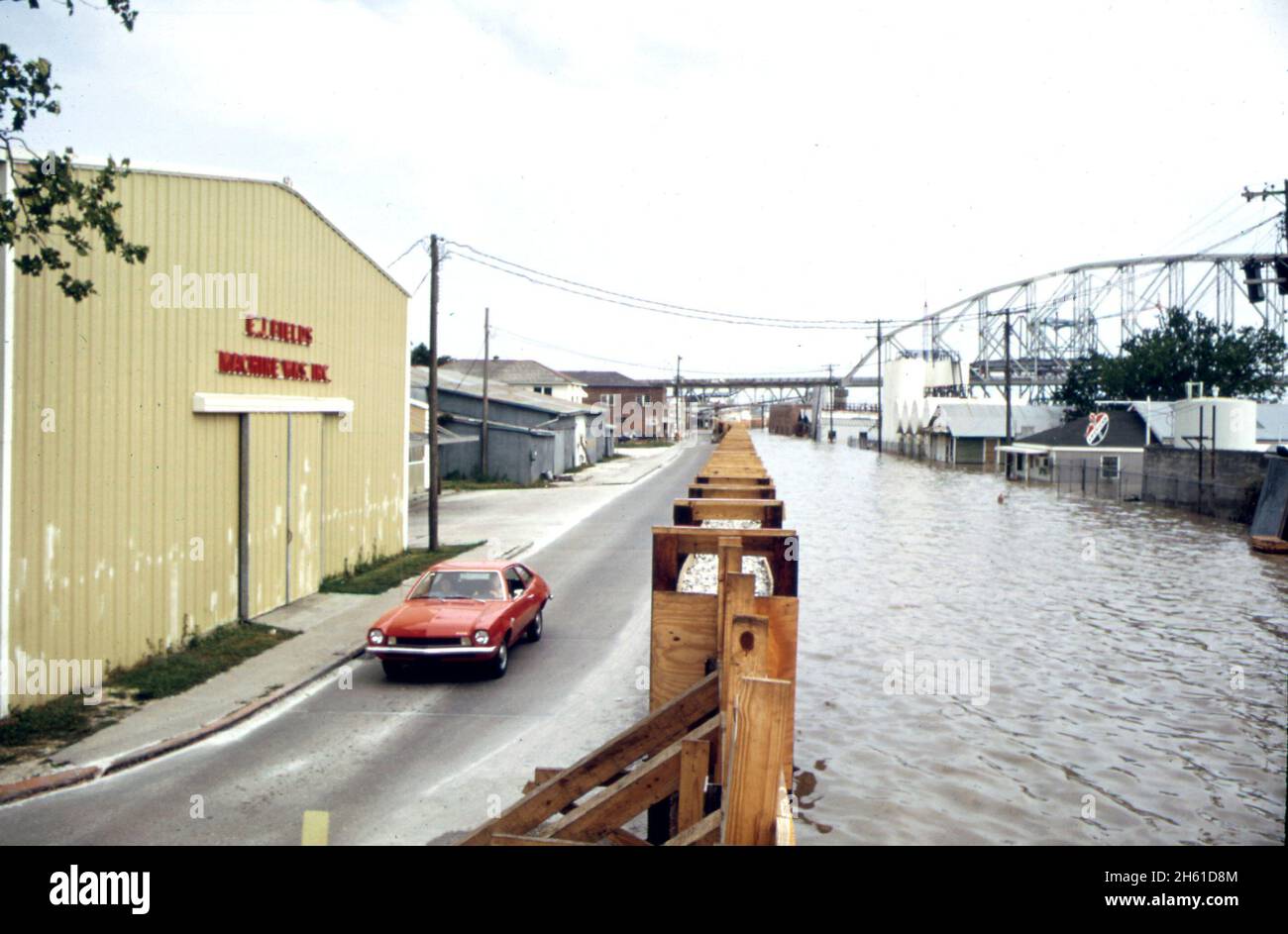 In the spring of 1973 the Mississippi River reached its highest level