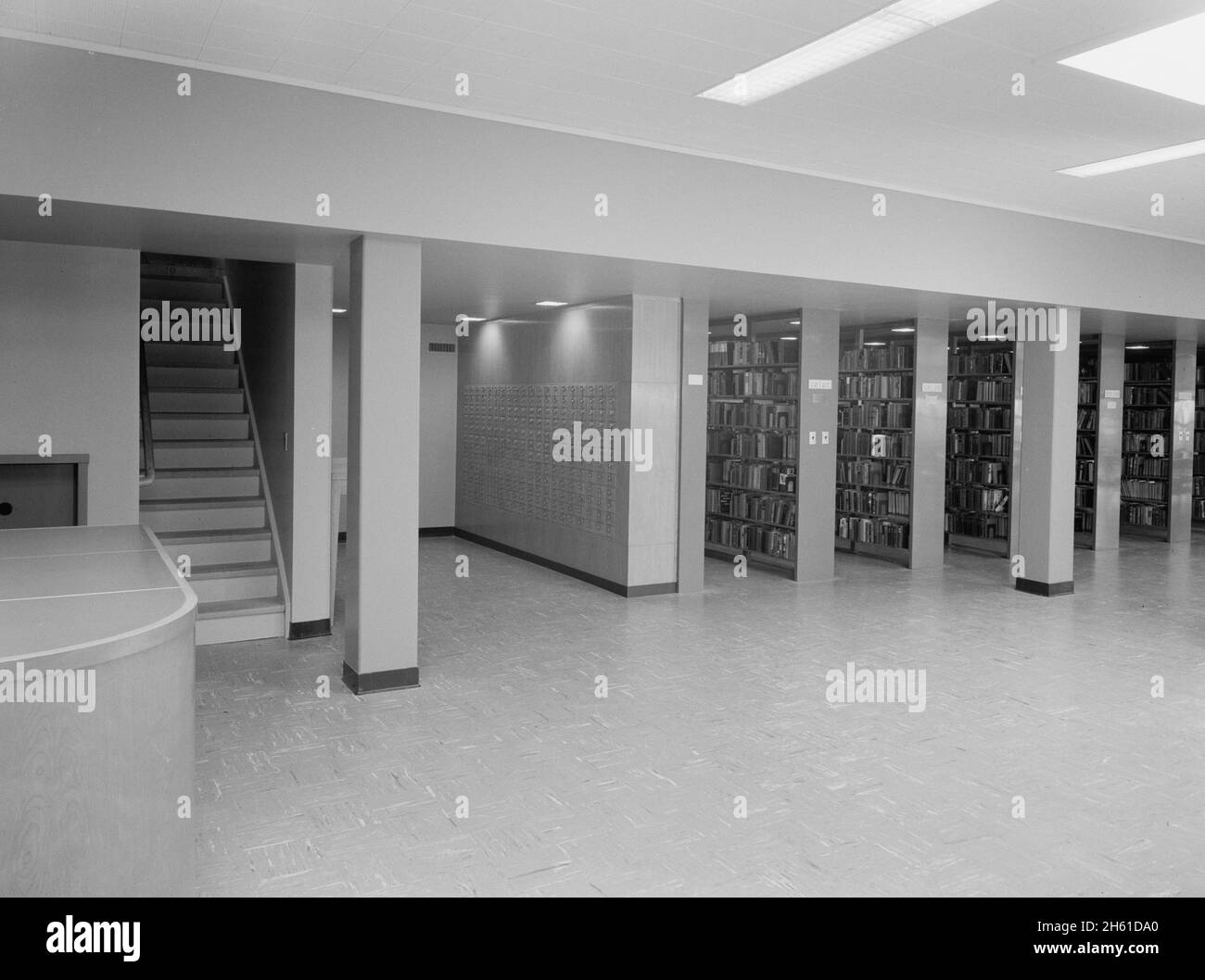 New Canaan Public Library, New Canaan, Connecticut; 1953 Stock Photo