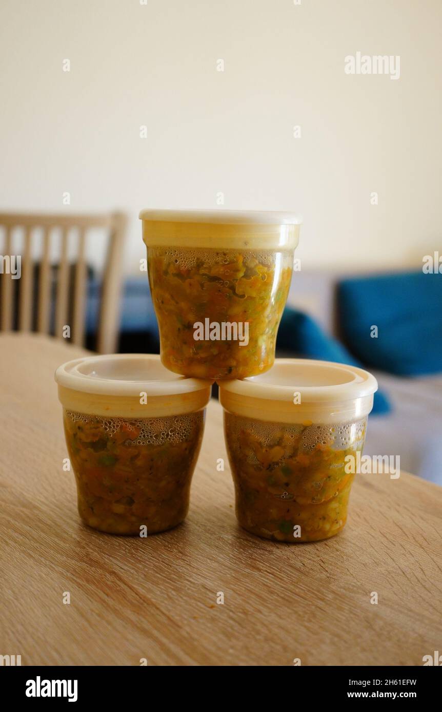 Baby food plastic containers hi-res stock photography and images - Alamy