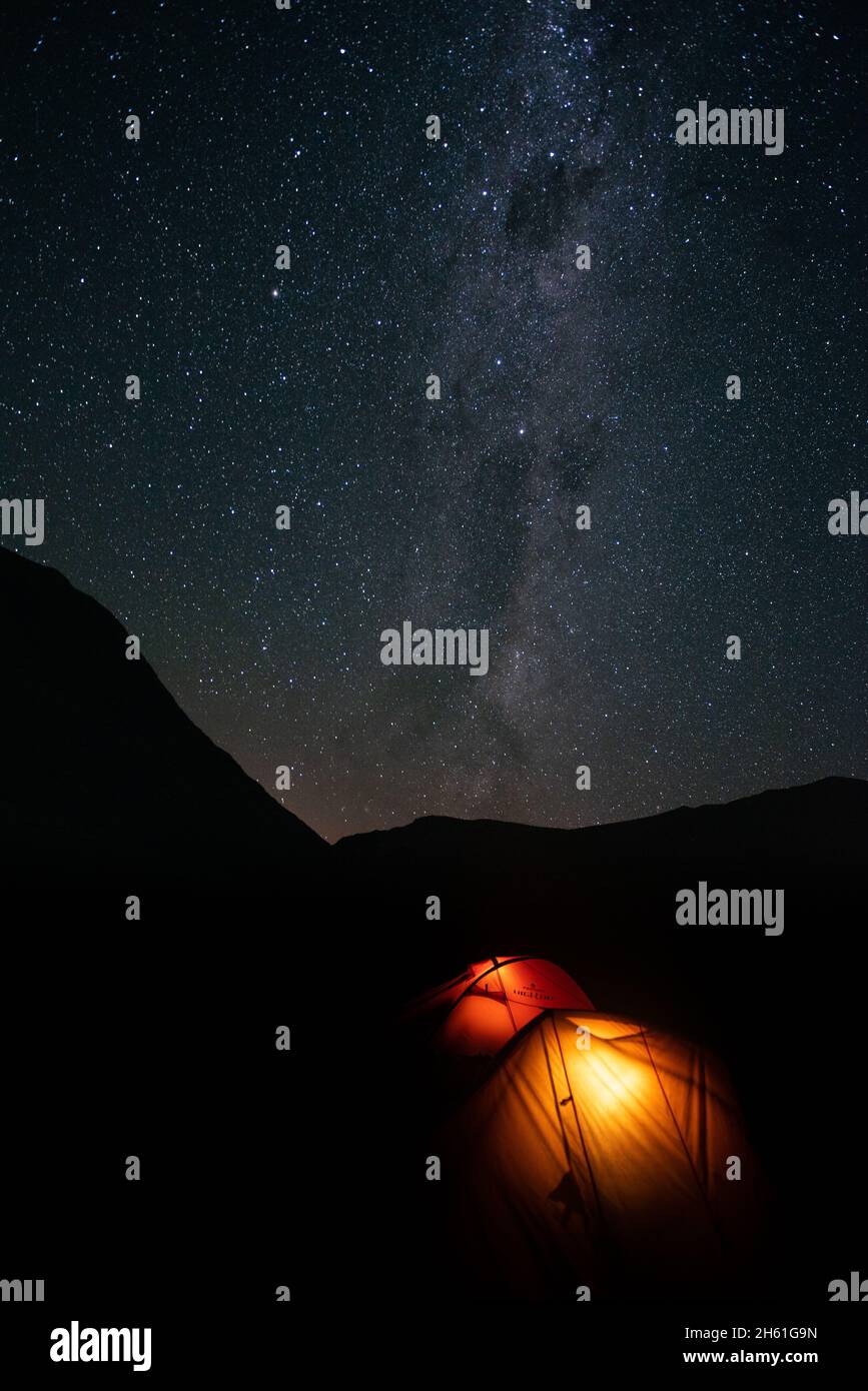 Vertical shot of the beautiful night sky with stars Stock Photo - Alamy