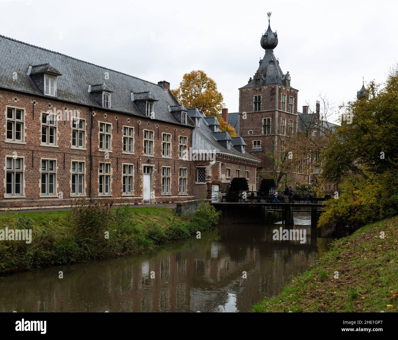 Egenhoven, Leuven, Flemish Brabant Region - Belgium 10 31 2021: View over the Arenberg castle and site Stock Photo