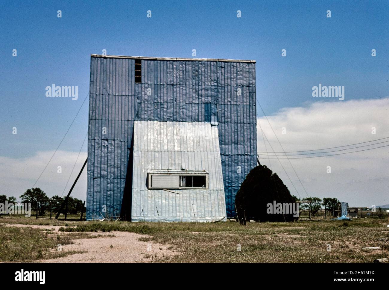 Drive-in Theater, Route 283, Mangum, Oklahoma; ca. 1982 Stock Photo