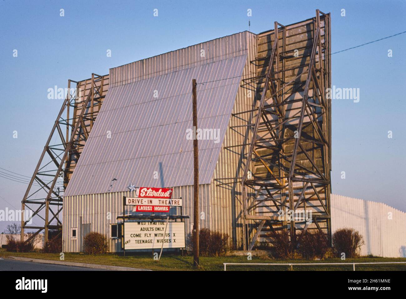 Stardust Drivein Theater, Route 9, Plattsburgh, New York; ca. 1978