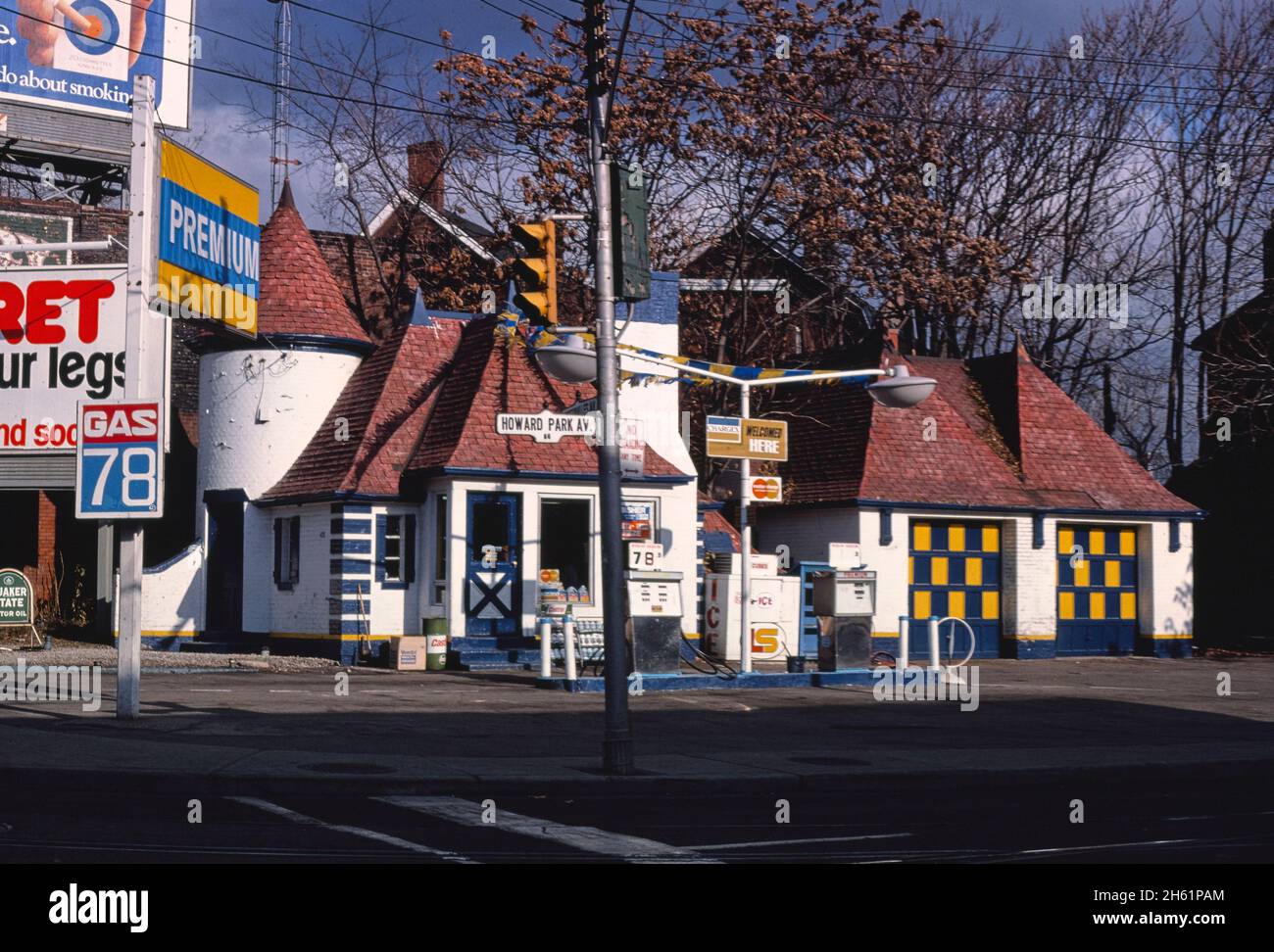Premium Gas, Toronto, Ontario 1977 Stock Photo Alamy