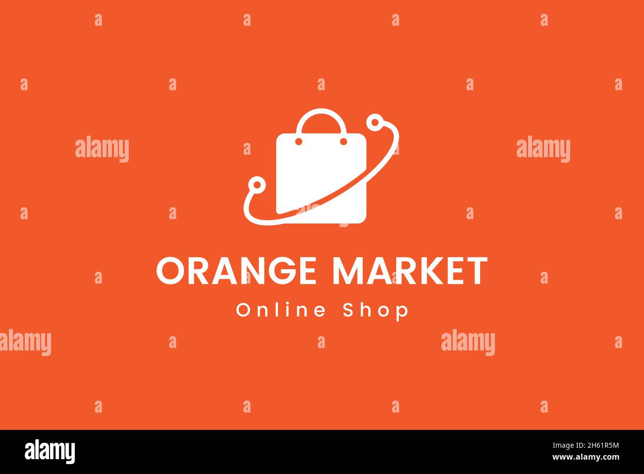 Online Shop Modern Logo Stock Vector