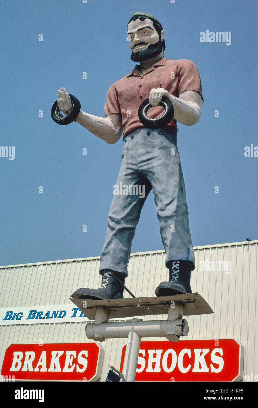 Tire man big brand tire statue hires stock photography and images Alamy
