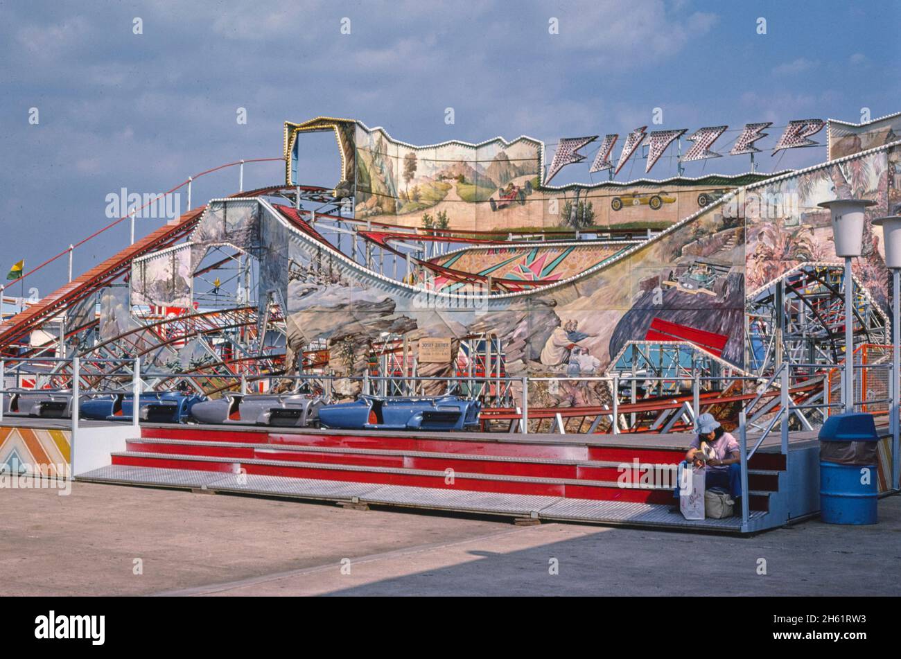 1970s atlantic city boardwalk rides hi res stock photography and