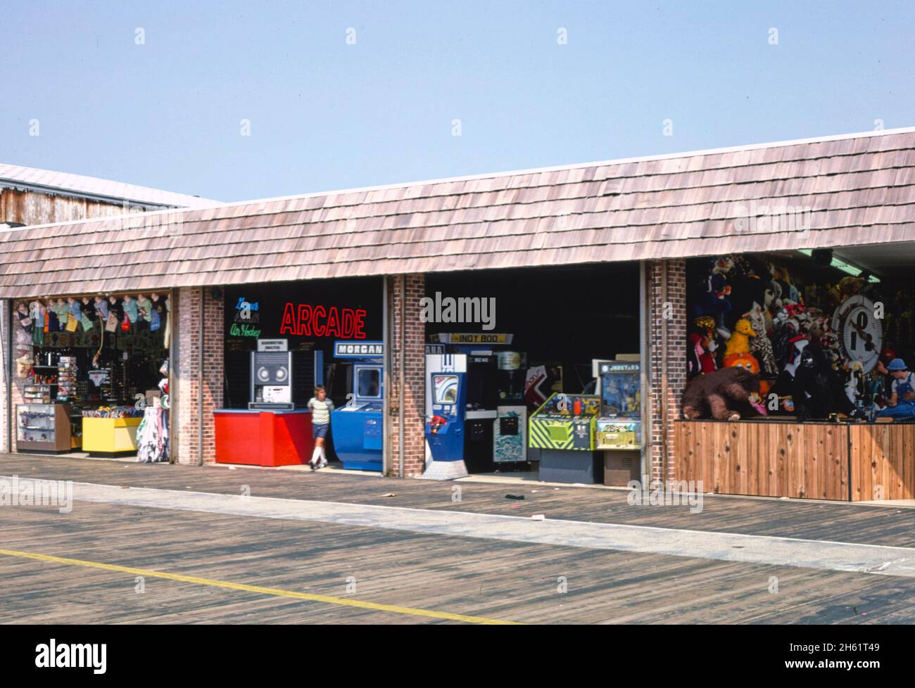 Boardwalk stores, Wildwood, New Jersey; ca. 1978 Stock Photo Alamy