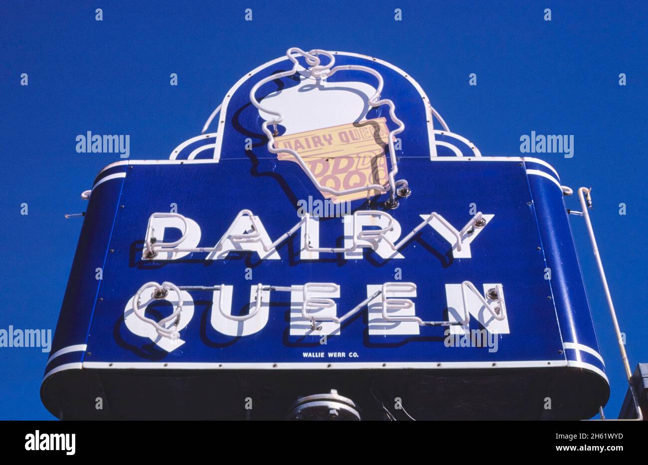 1970s dairy queen sign hi-res stock photography and images - Alamy