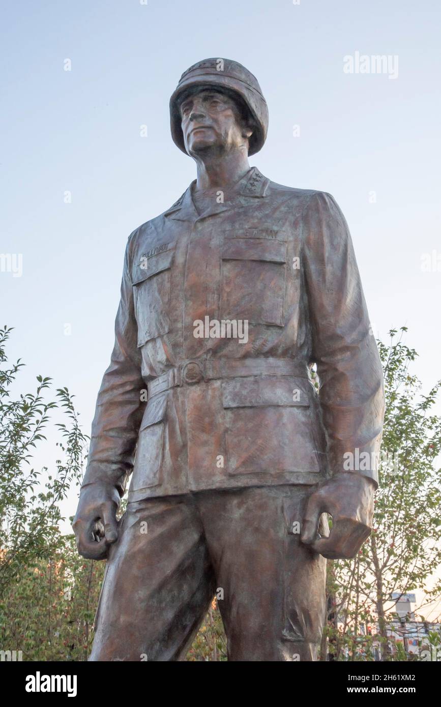 Statue in Generals Park in Quincy Massachusetts USA Stock Photo - Alamy