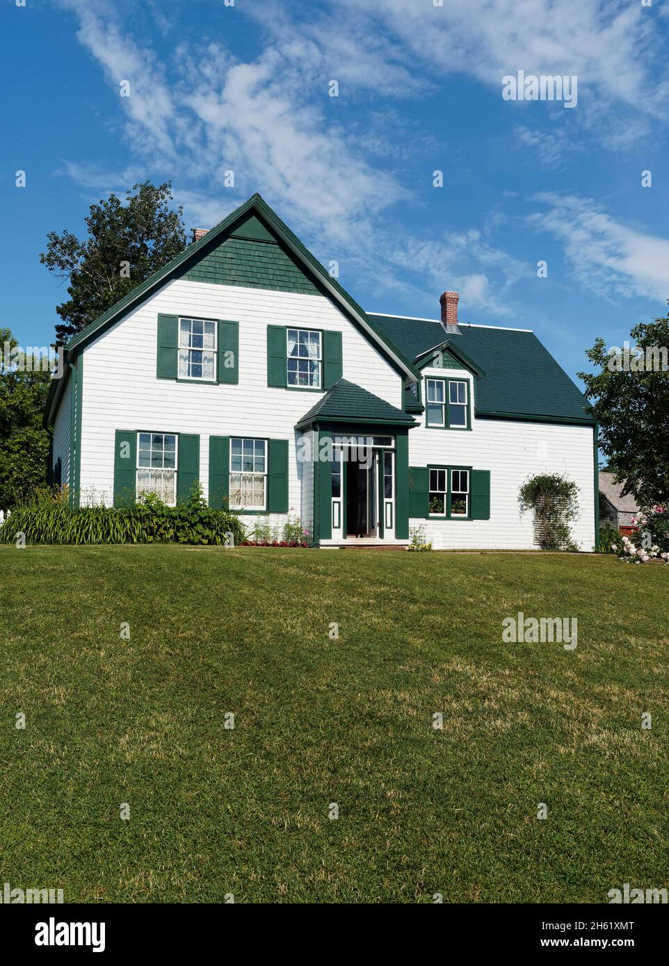 anne of green gables',anne of green gables heritage place,author lucy maude montgomery,canada,exterior,fictional story,prince edward island Stock Photo