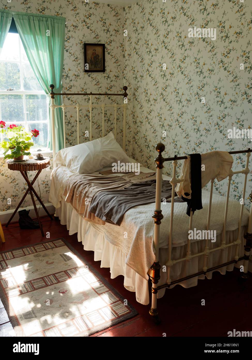 anne of green gables',anne of green gables heritage place,anne's bedroom,author lucy maude montgomery,canada,fictional story,interior,prince edward island Stock Photo