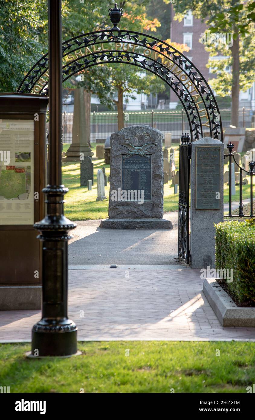 Hancock Cemetery in Quincy Massachusetts USA Stock Photo Alamy